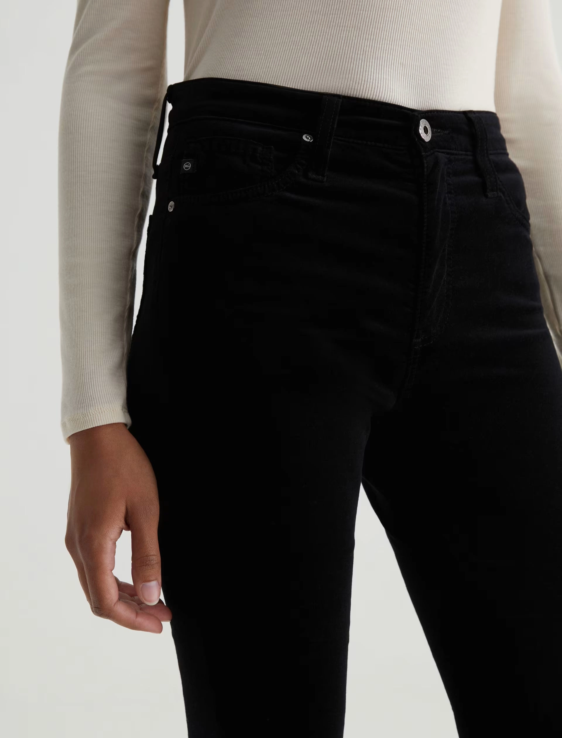 quick dry FARRAH BOOT VELVET IN SUPER BLACK