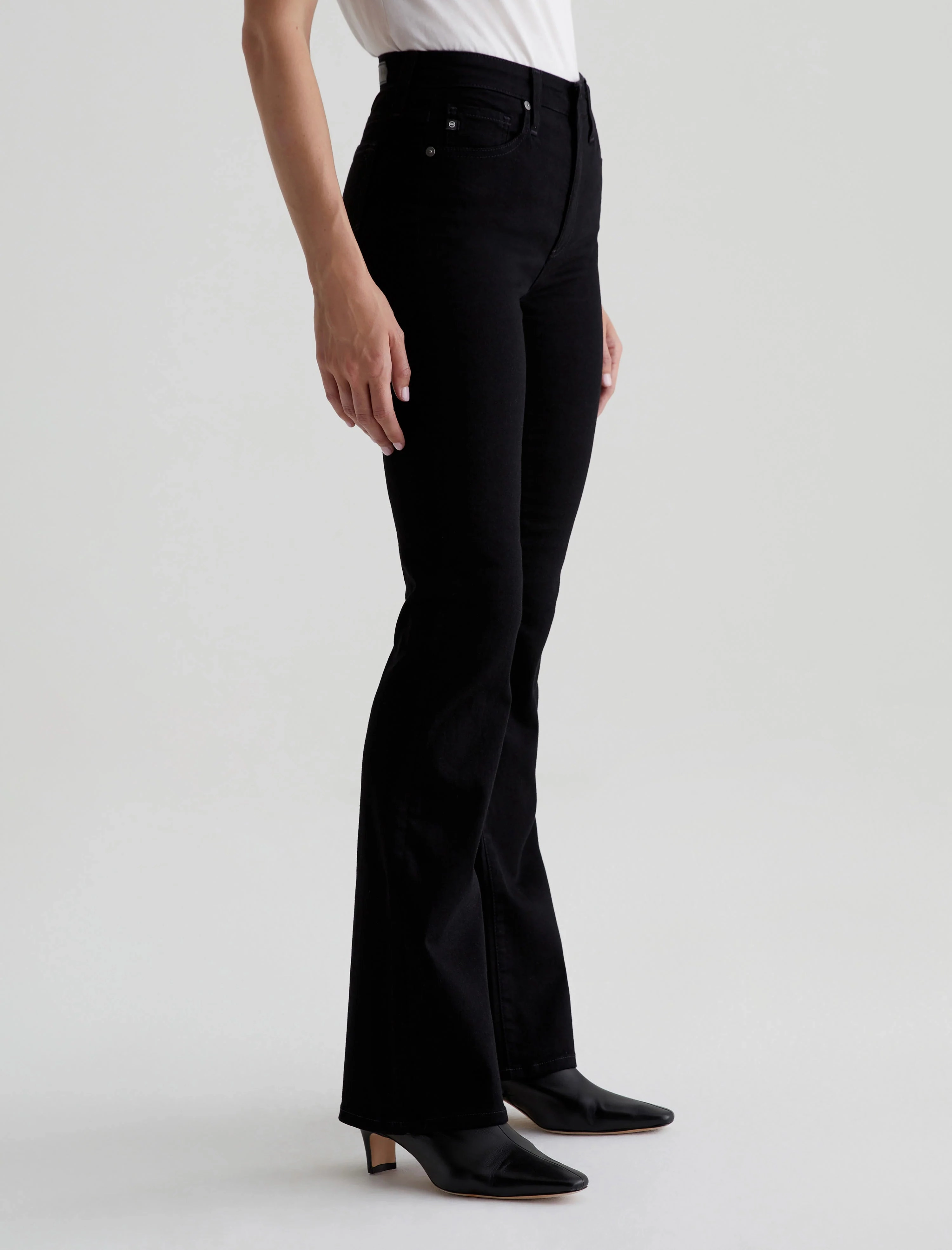 Winter Warmth Sustainable Neutral Choice FARRAH MID RISE BOOT CUT IN ALCHEMY