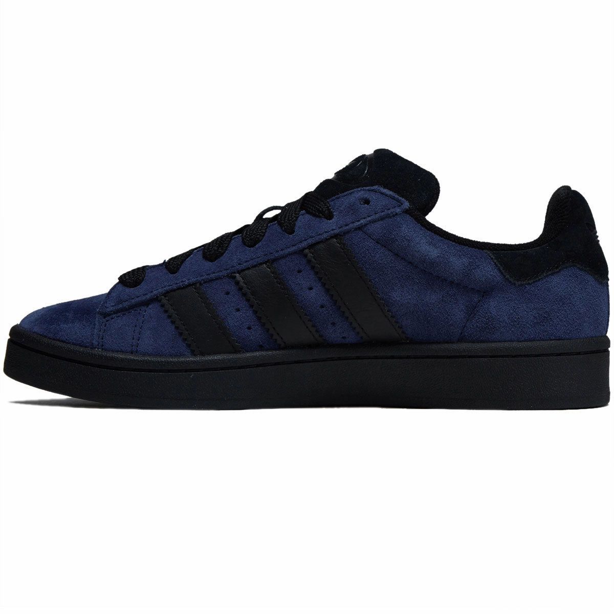 Adidas Campus 00s Shoes - Core Black/Core Black/Dark Blue Moisture Wicking Liner Soft Collar
