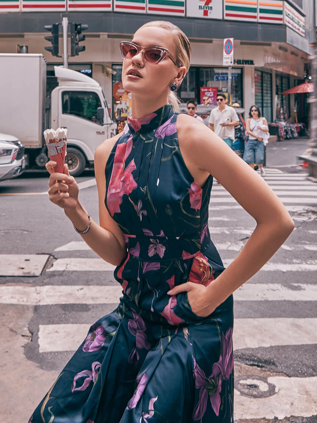 Upper East Pleated Jumpsuit Flowing Design