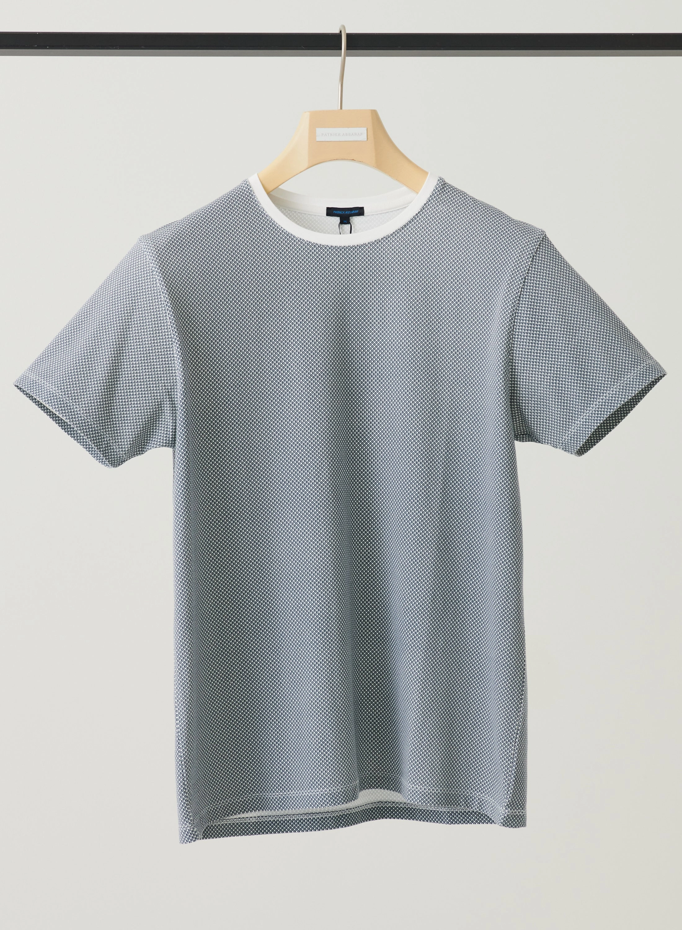 DurableCoverstitch SHORT SLEEVE DIAMOND NEAT PRINT CREW TEE