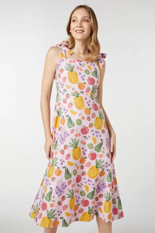 Summer Fruits Sundress QuickReleaseClasp Detachable-Detail