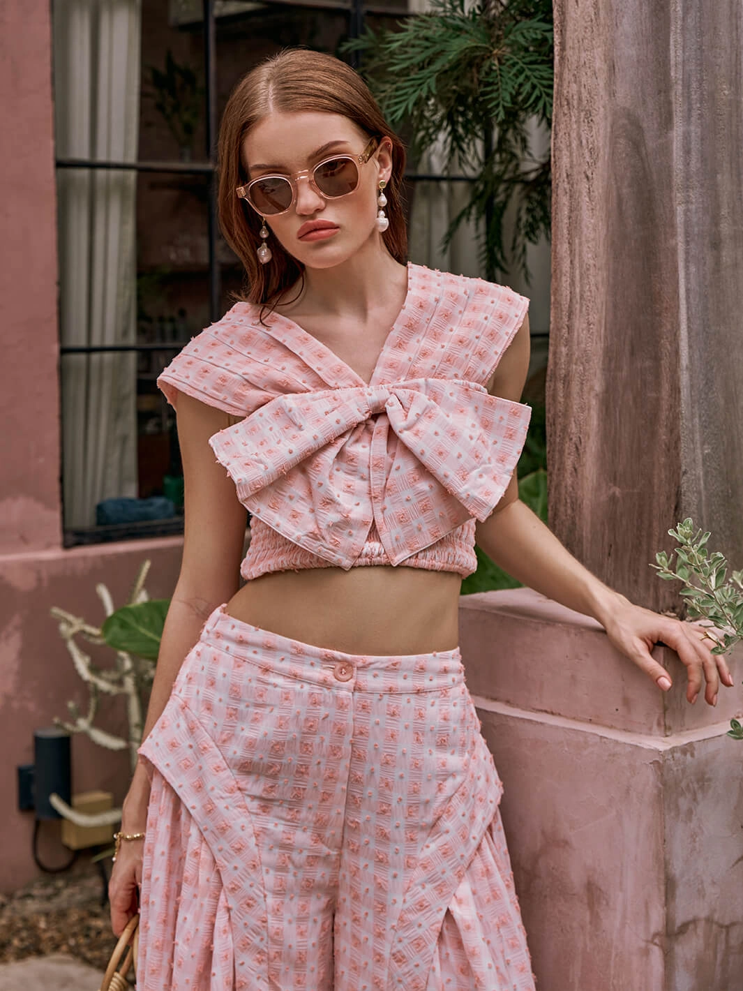 Date Vibe Fit Mood Gossip Bow Pants