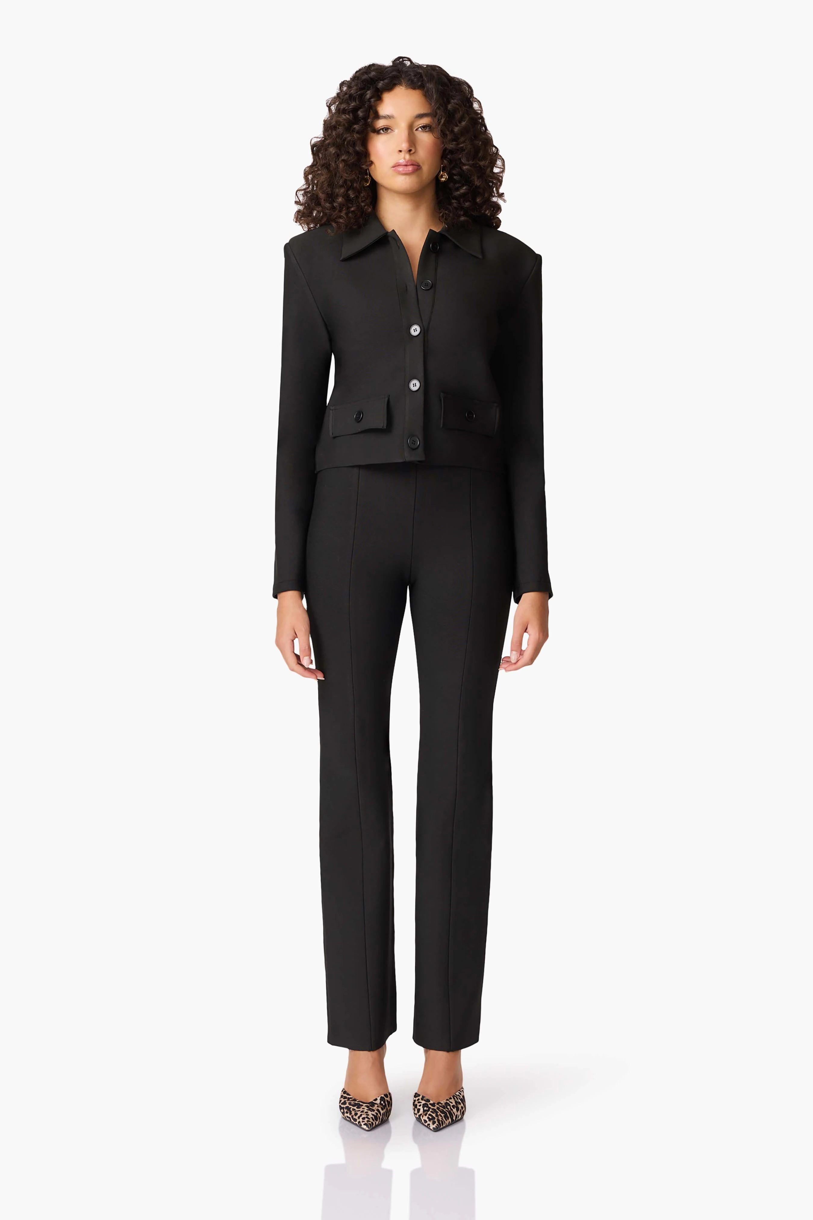 CURAAE Nora Jacket & Pants Set in Black Cute Glow garden party