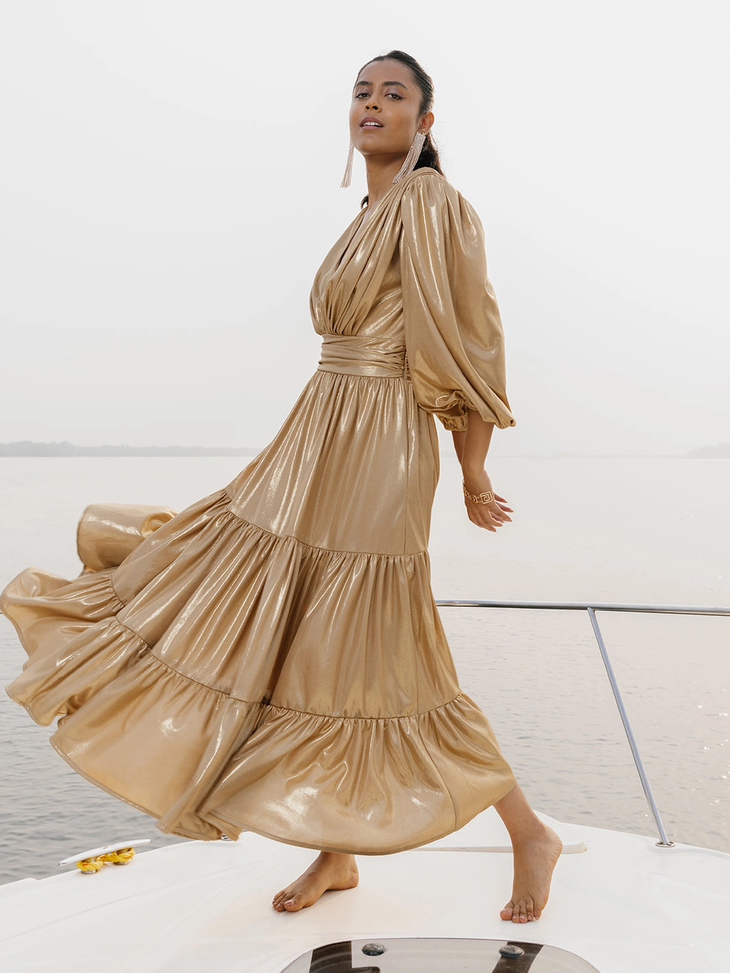 Florence Tiered Gown Cozy Fit