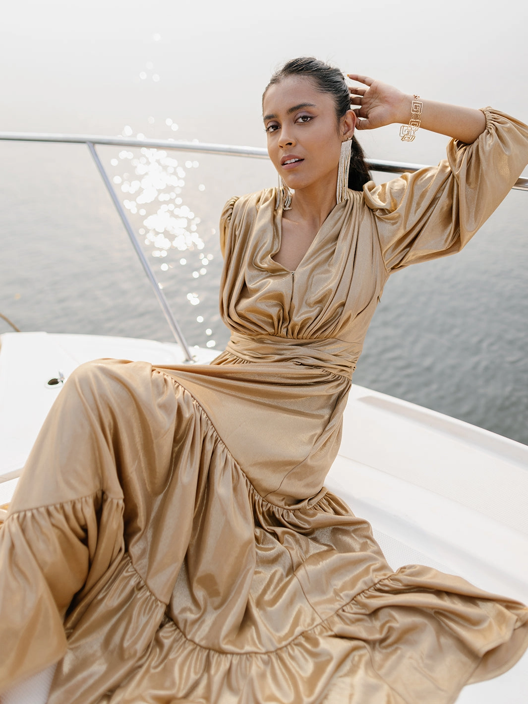 Florence Tiered Gown Comfortable shift dress