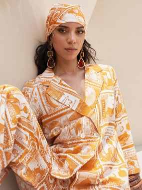 Rajwada Jacket And Pant Co-ord Set velvet feel