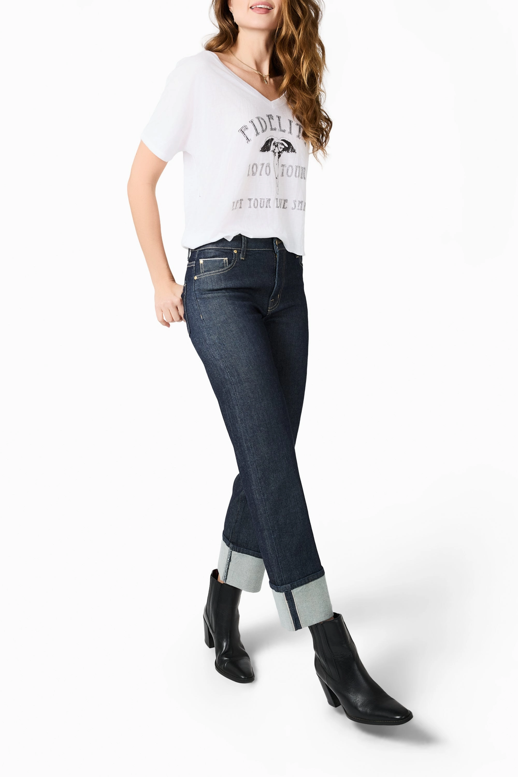 Formal Tone Tribal Soul CALI CUFF IN OXFORD RINSE