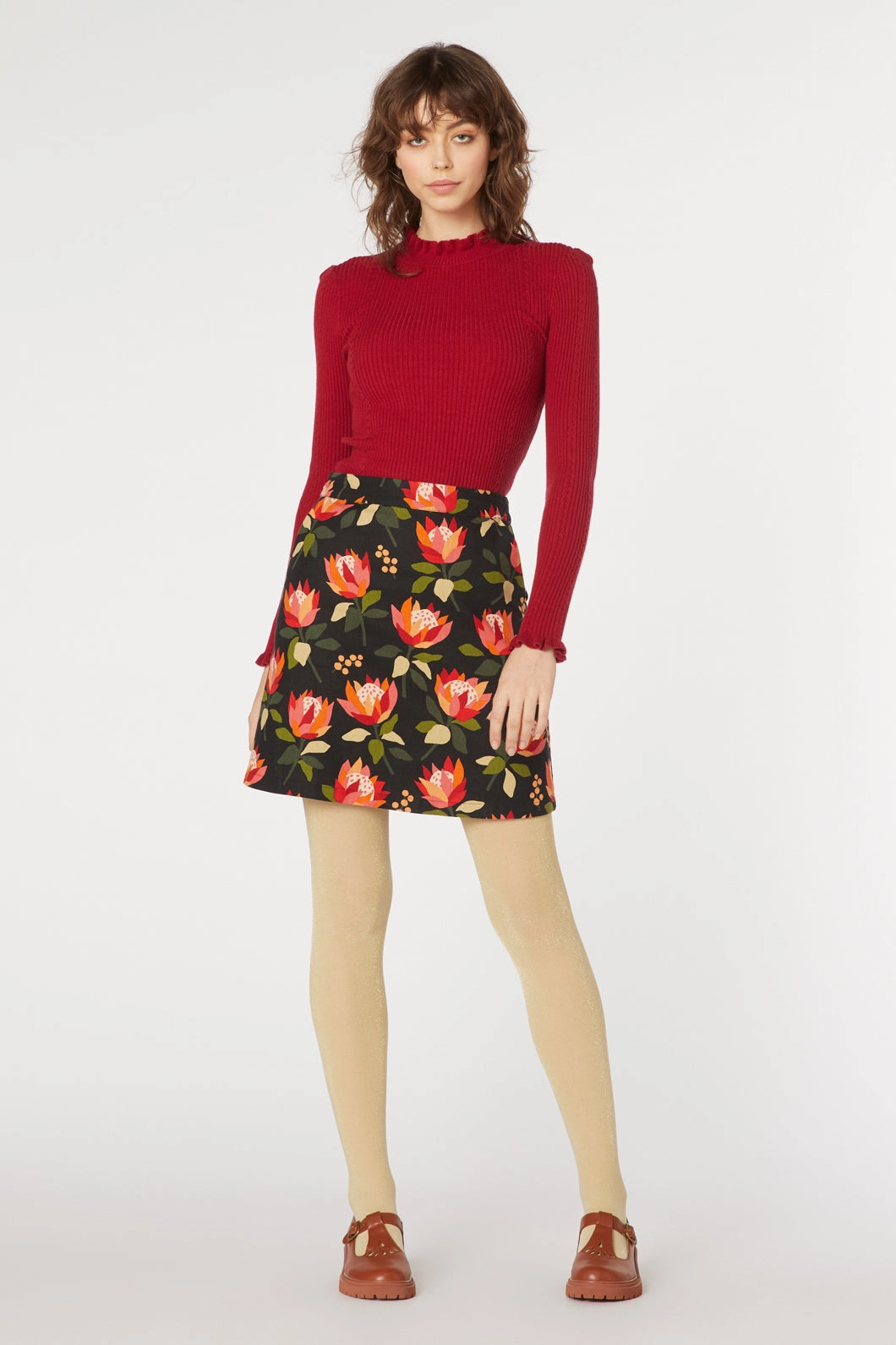 color block King Protea Skirt