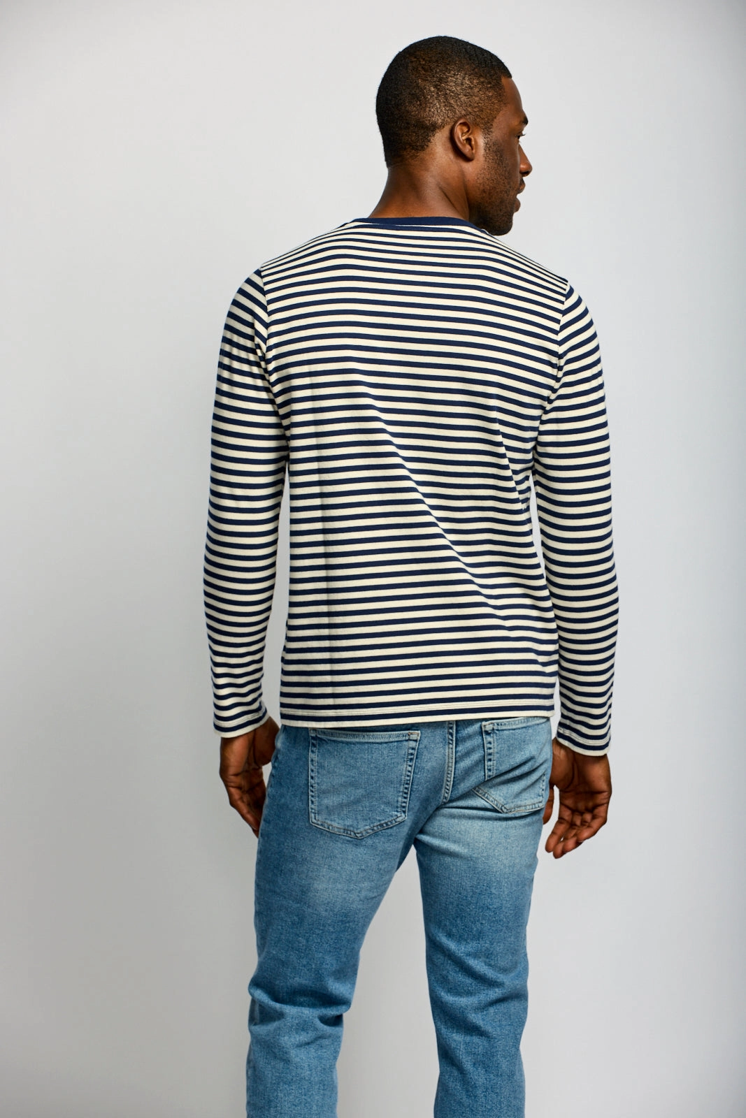 Future Edge Recycle Glow LONG SLEEVE STRIPED TEE