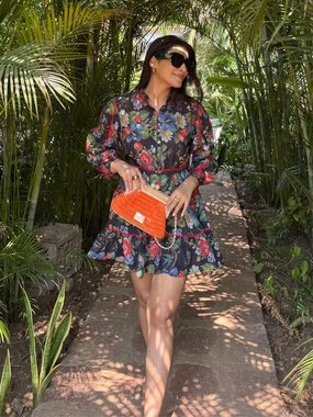 Shore Time Laura Cross Stitch Cotton Dress