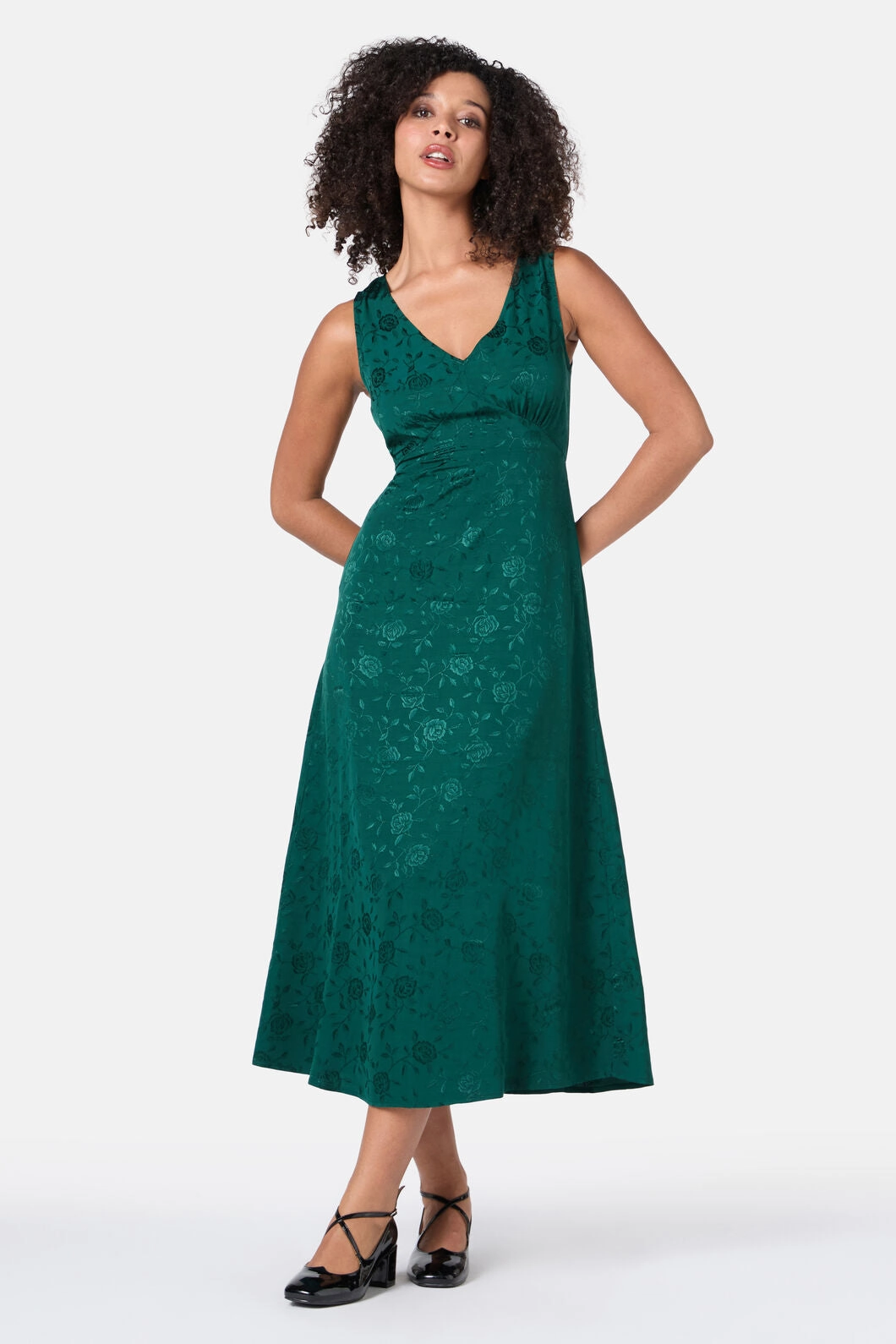 Perfect Waist Smooth Edge Evie Rose Midi Dress