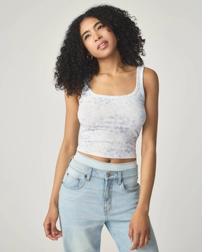 Laid-Back Outfit Garden Party Ribbed Sleep Tank