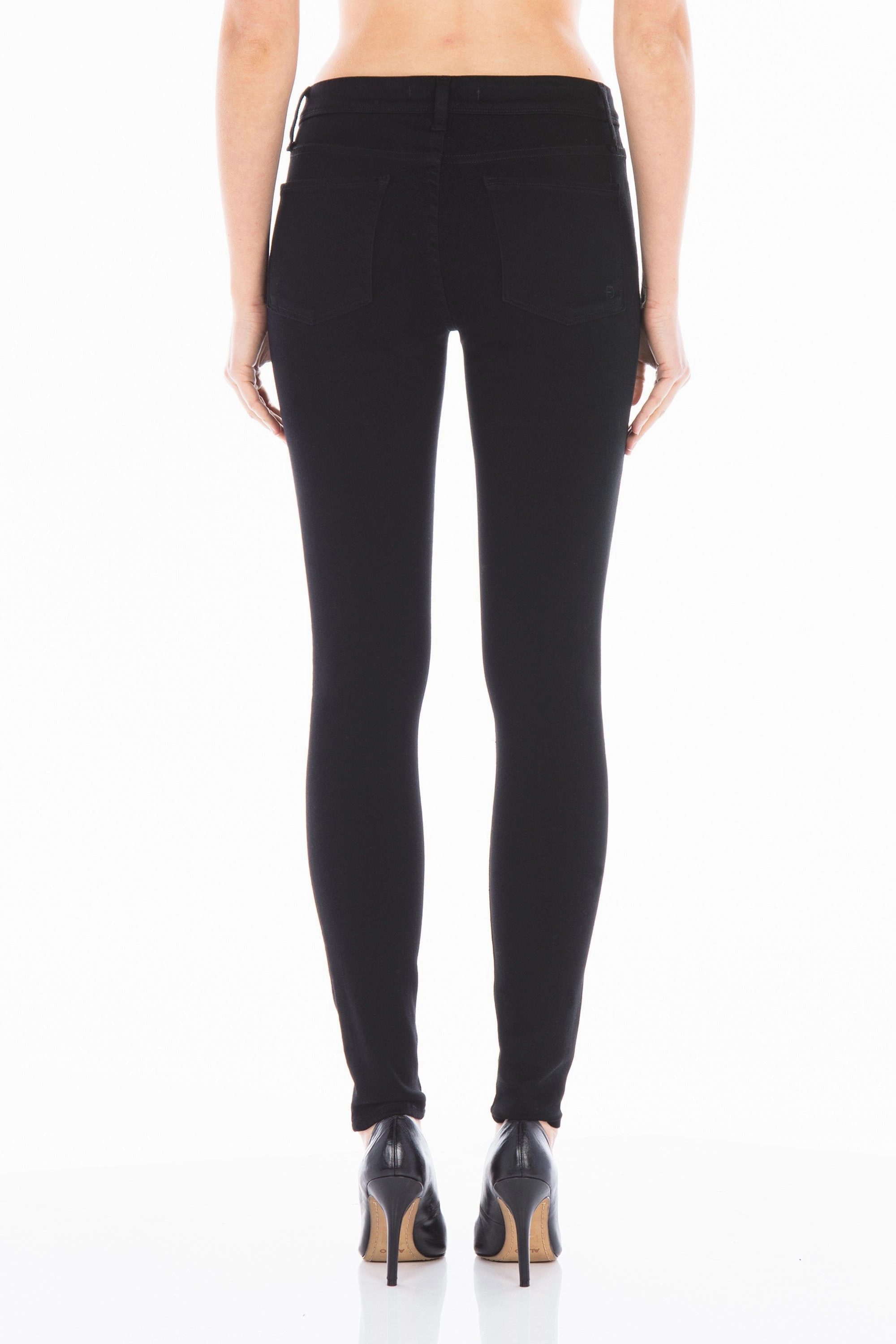 GWEN HIGH RISE SKINNY IN JETT Soft Wash Treatment