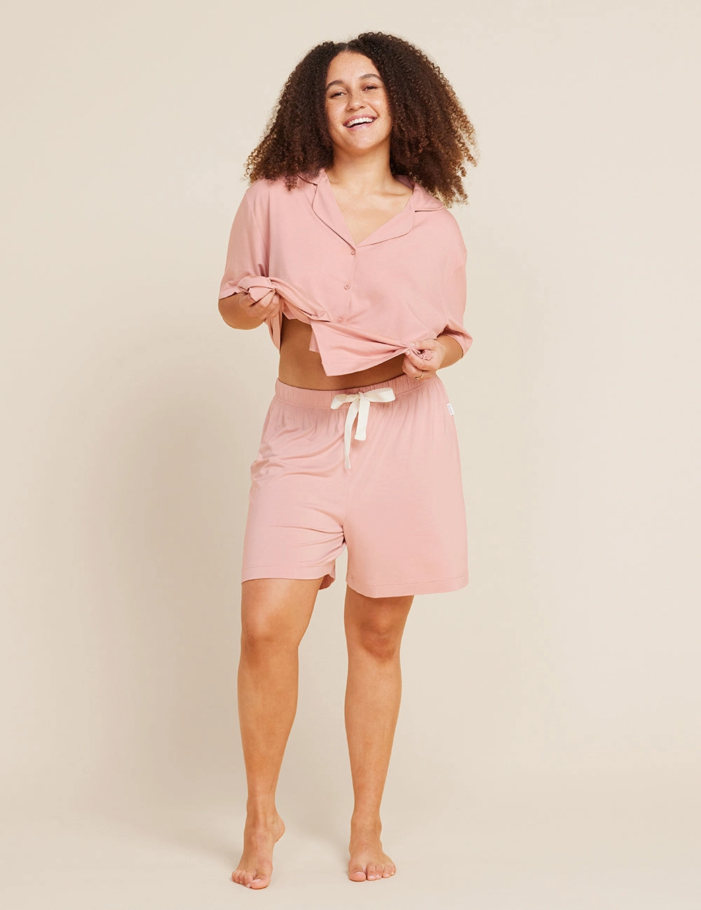 Chic Design Green Soul Goodnight Long Sleep Short - Dusty Pink