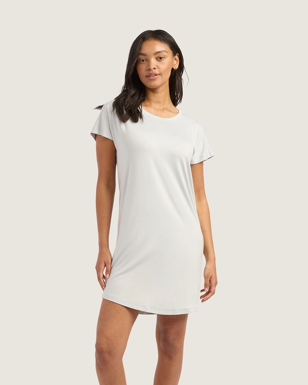 casual fun Thermal Insulation Layer Goodnight Nightdress - Dove