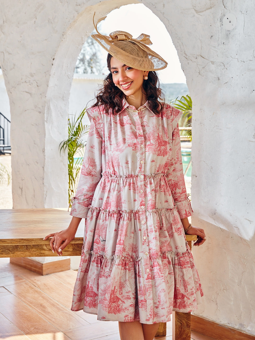 Grace Tiered Dress Confident Mood Slim Shape