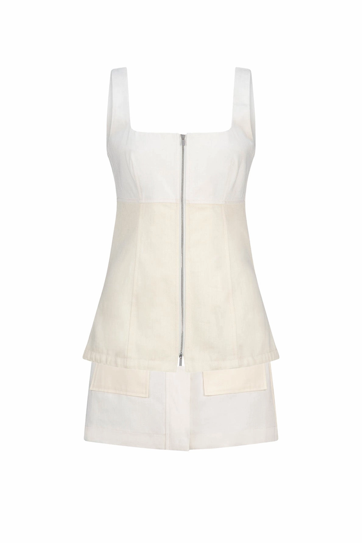 CURAAE Chicago Set in White Modern and Stylish Breeze Flow