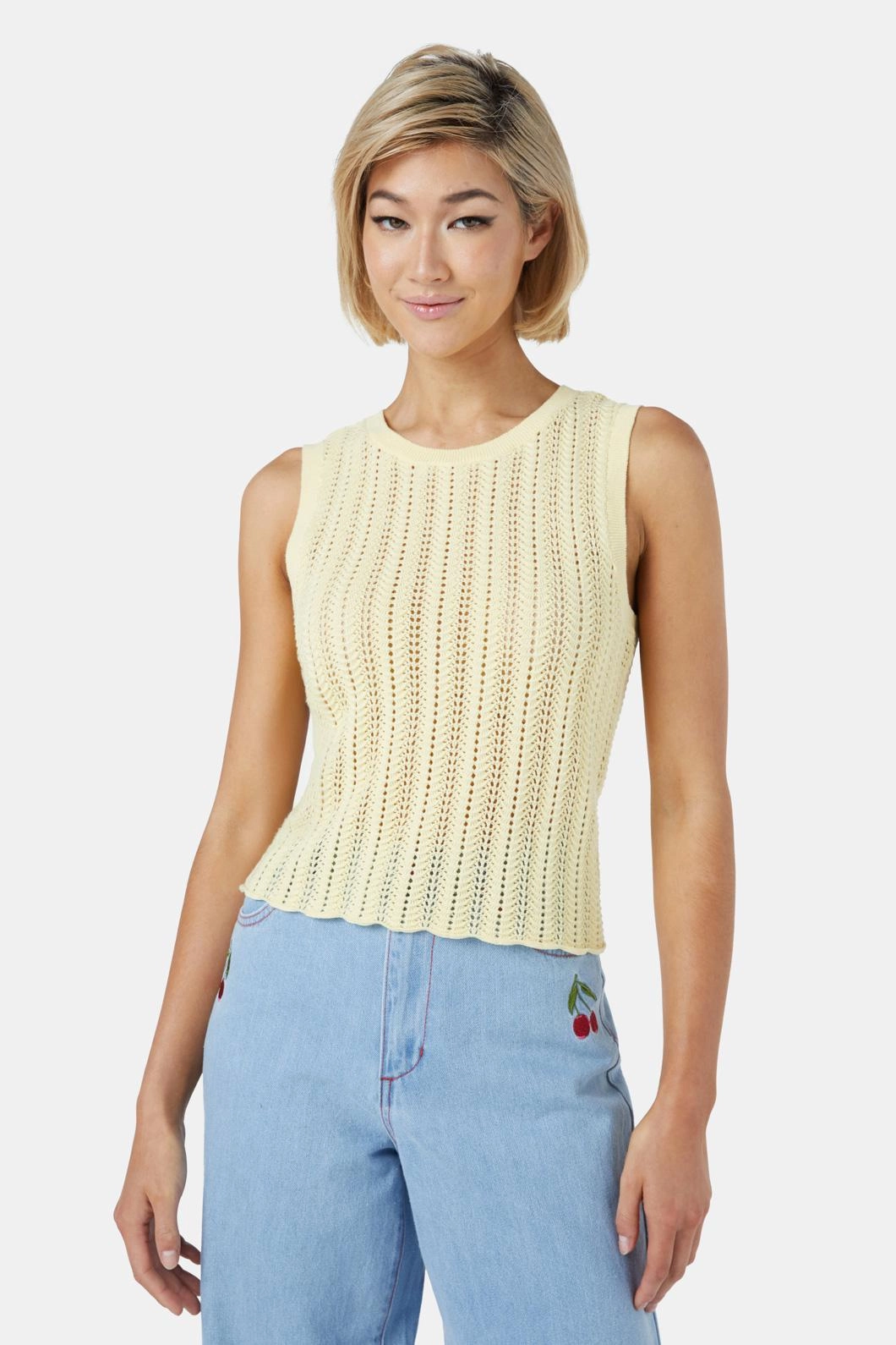 Greta Knit Tank Top Soft Feel Perfectly Cozy