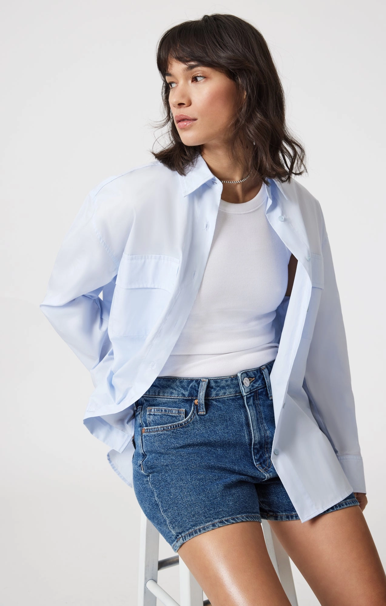 Low Care HEIDI DARK SHADED 90'S SHORTS