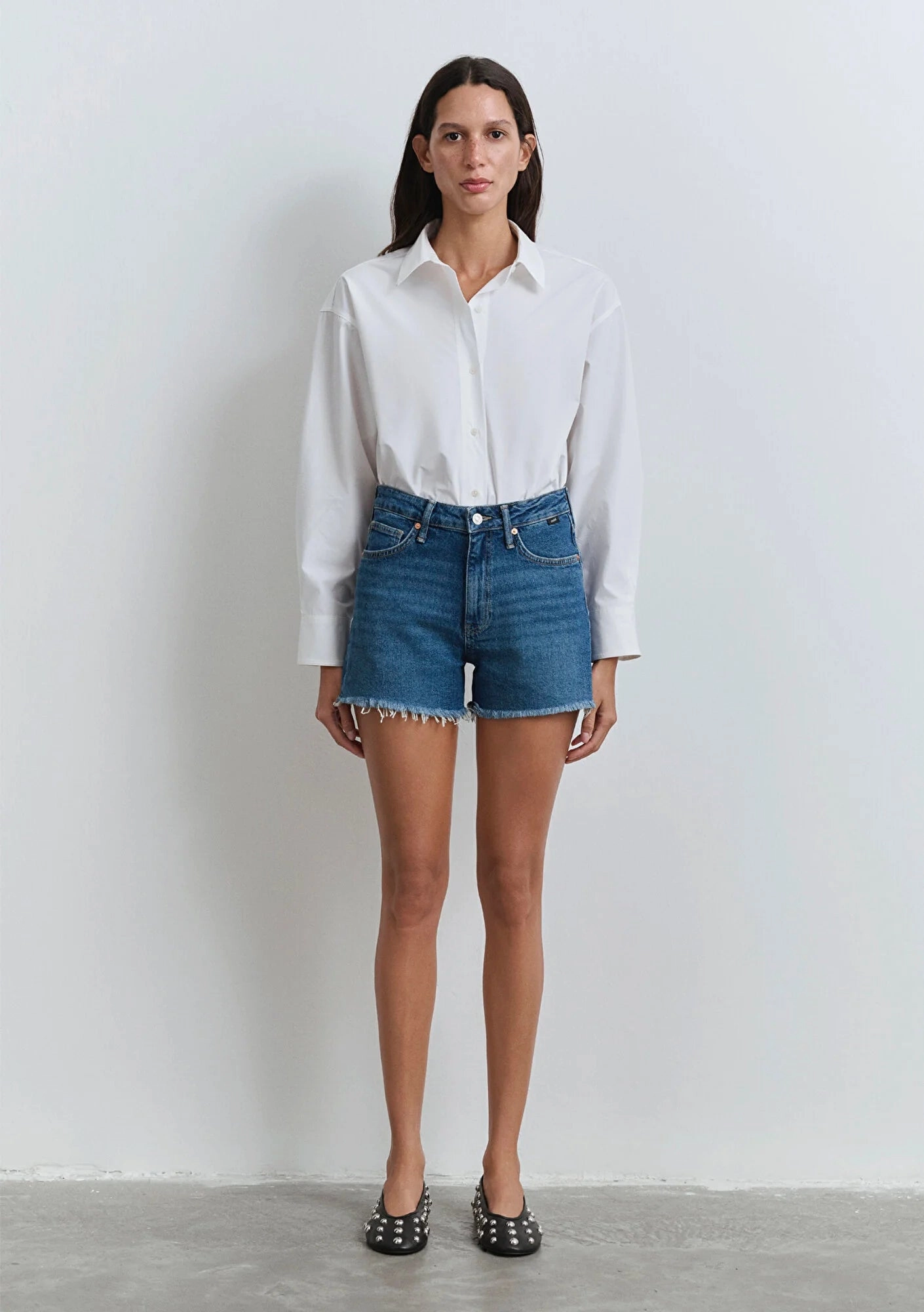 QuickDryingTech Casual Bottoms HEIDI INDIGO 90'S SHORTS