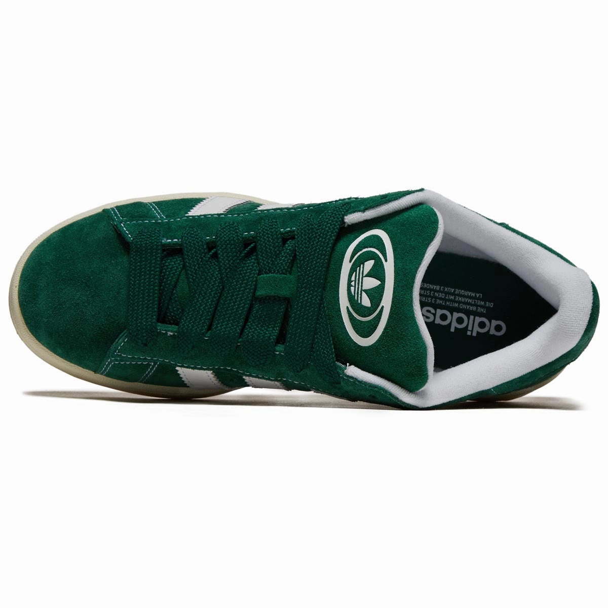 Active Cushion Adidas Campus 00s Shoes - Dark Green/Ftwr White/Off White