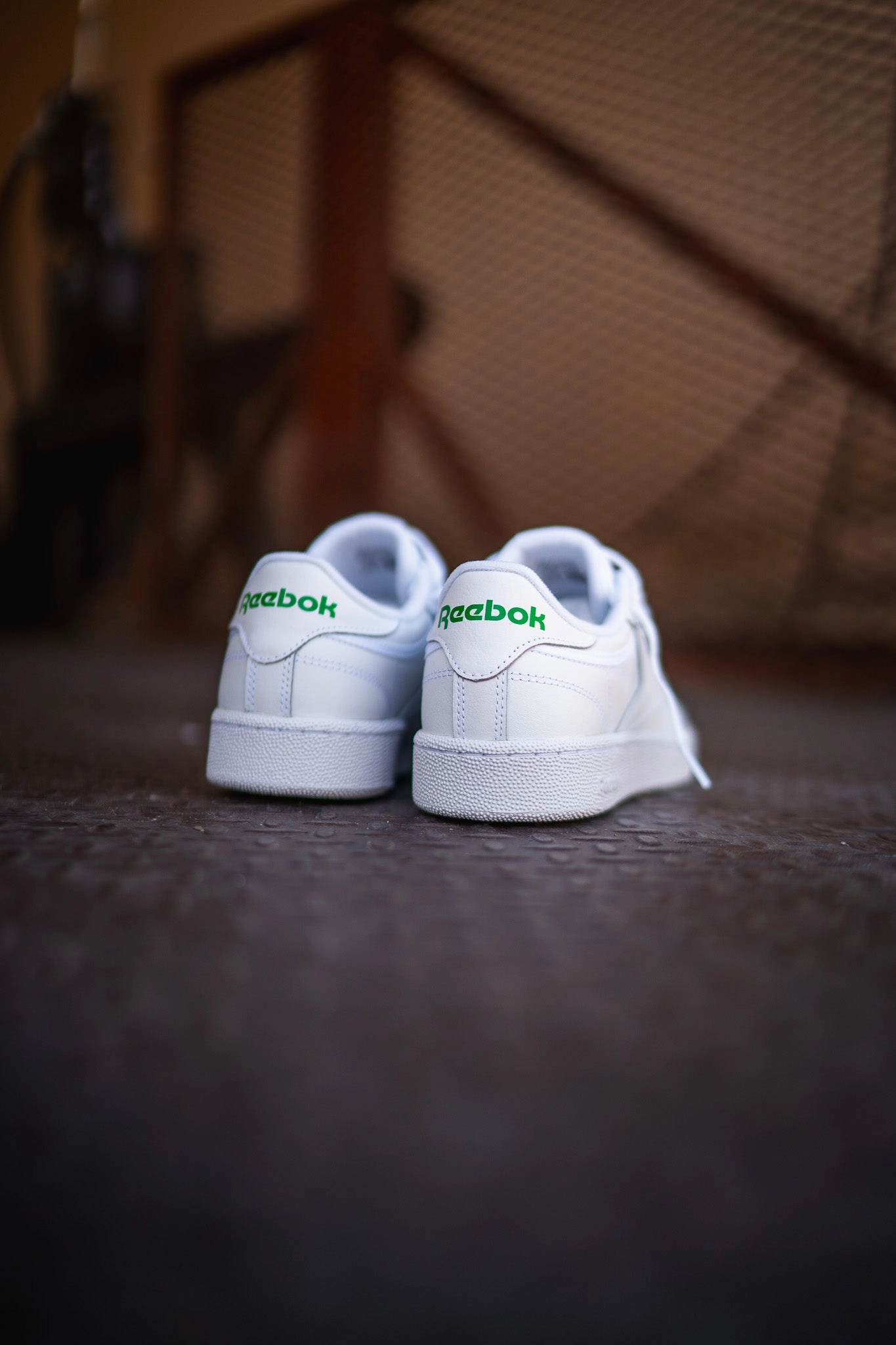 Mens Reebok Club C 85 (White/Green) City Style