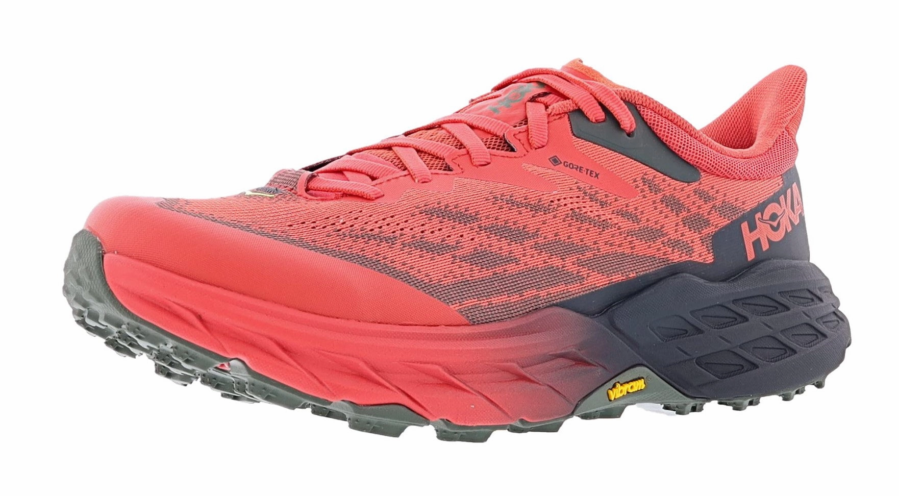 mid - cut running wear Hoka Men's Speedgoat 5 GTX Low Trail Running Shoes