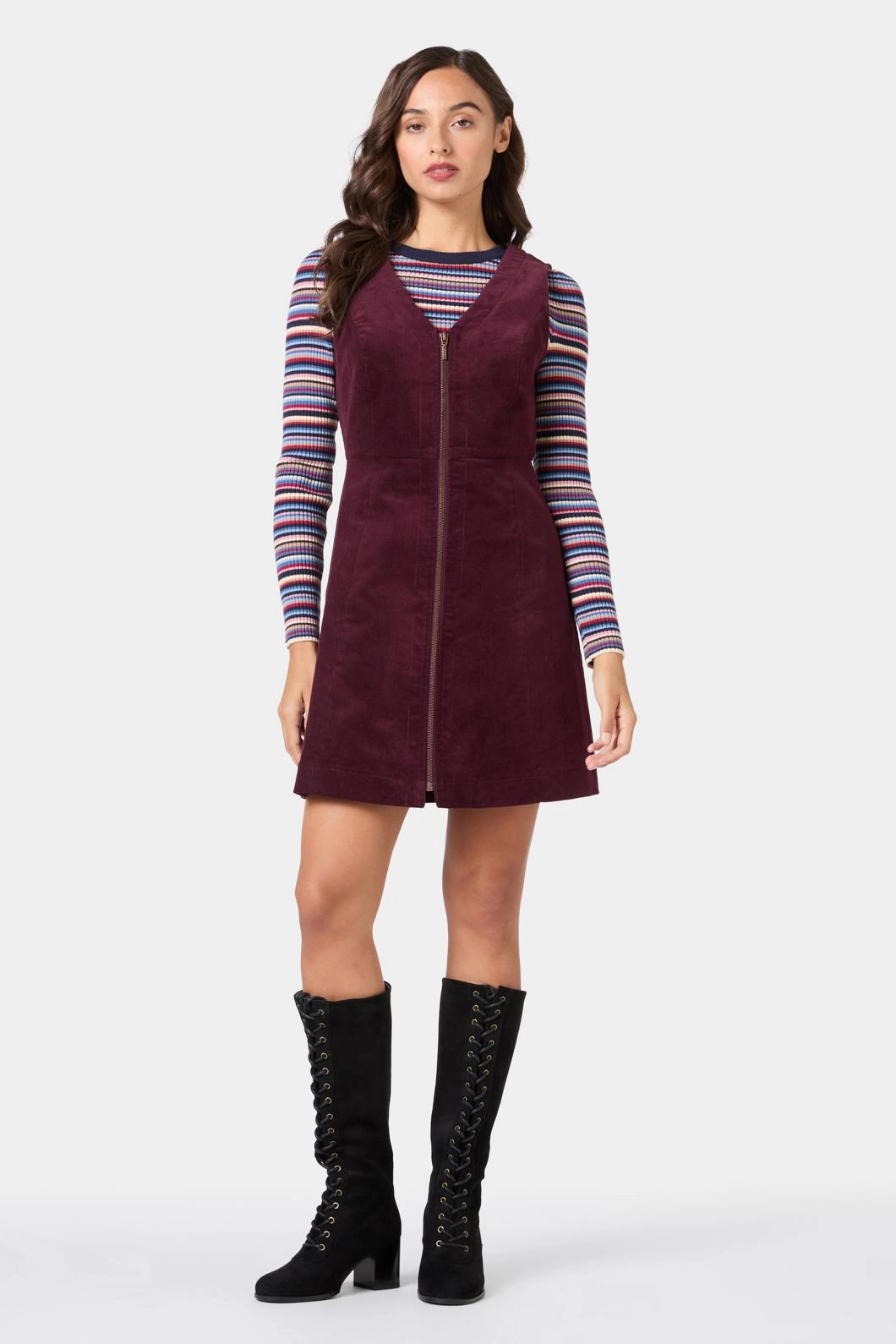 Eco-Lining Delicate Touch Honey Cord Pinafore