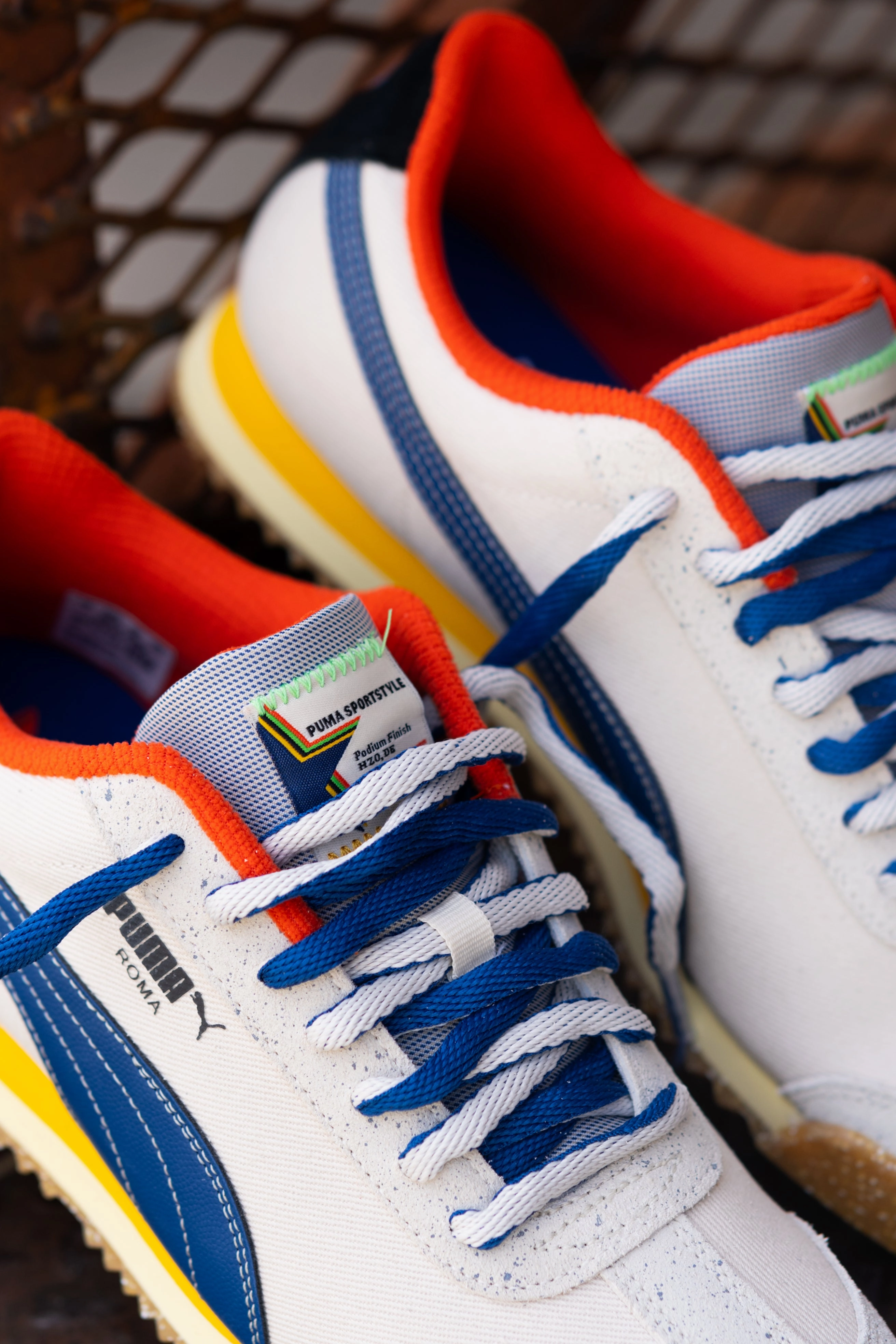 Mens Puma Roma Podium (Clyde Royal/Creamy Vanilla) Pressure Dispersion Insole Ultra-soft breathability