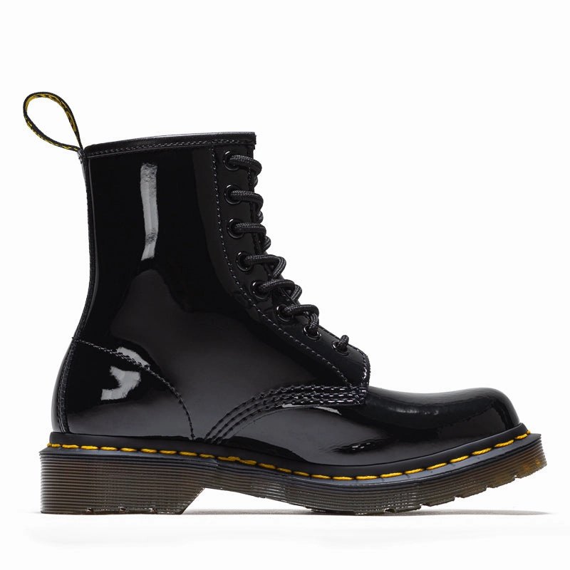 Women's Dr. Martens 1460 - Black Patent Lamper Surfer