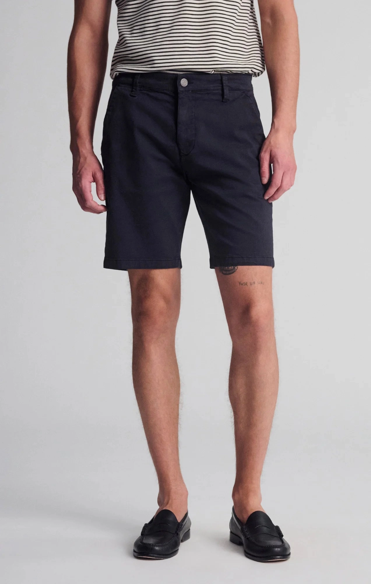 JACOB 9" DEEP NAVY TWILL SHORT Comfortable Design Thick Fiber