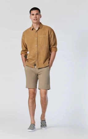 Vision Glow Modern Boots JACOB CROP GREIGE TWILL SHORTS