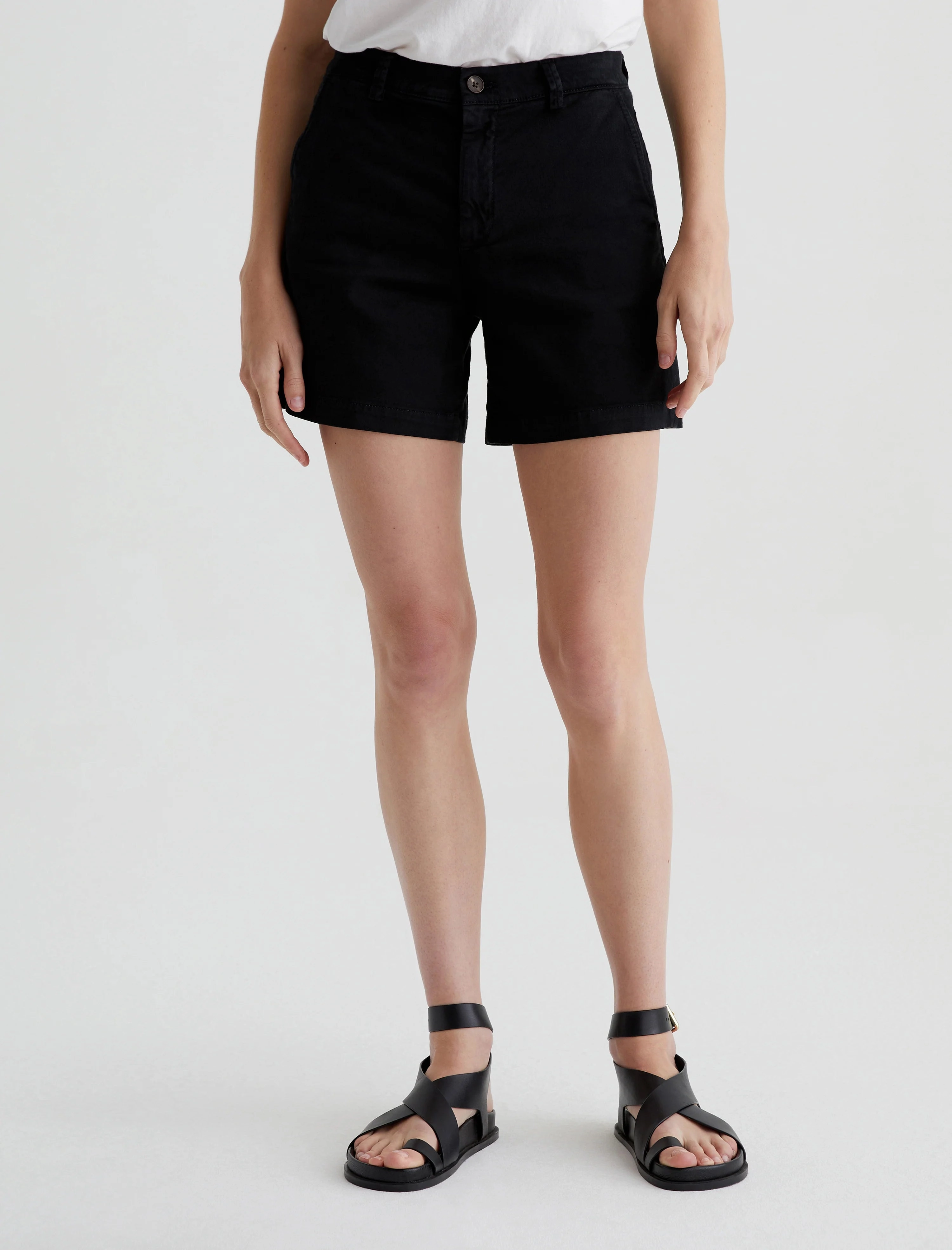 Casual Friday Picnic Style Nature Lover clean design JUDE SHORTS IN SULFUR BLACK