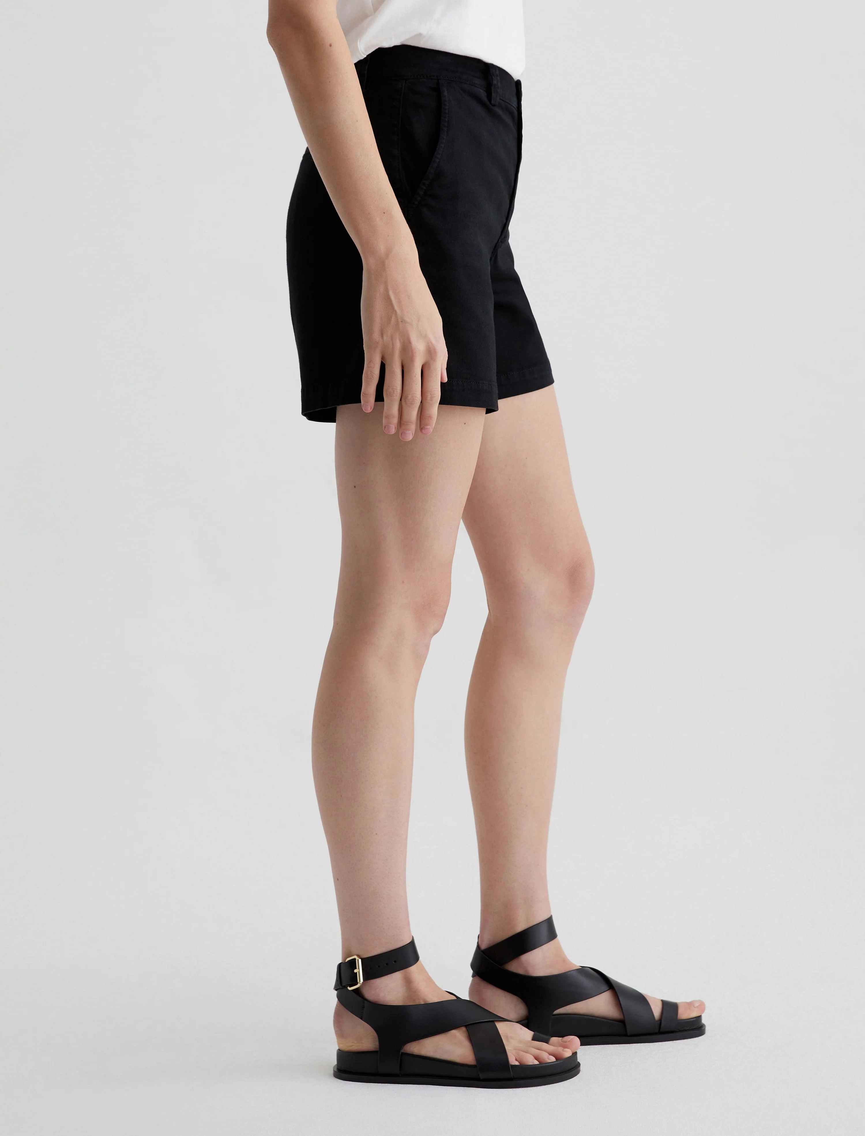 JUDE SHORTS IN SULFUR BLACK Breathable Weekend Warrior Travel Outfit