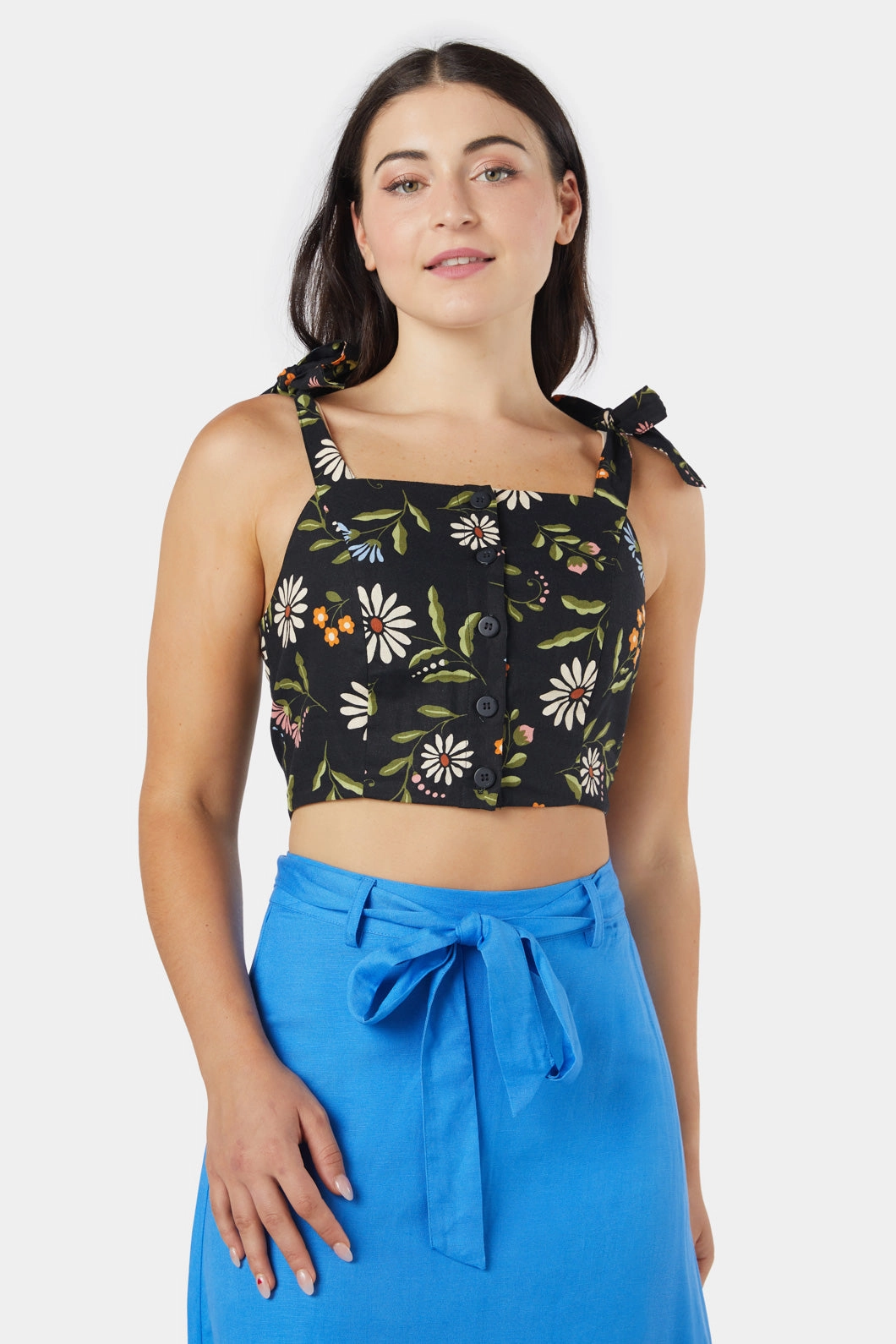 Ribbed Trim Details Julia Top