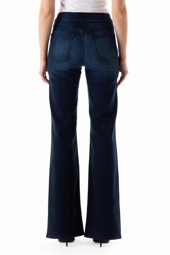 Family Style Minimalist Style Date Night Smart Fit KATIE TROUSER IN CRESCENT BLUE