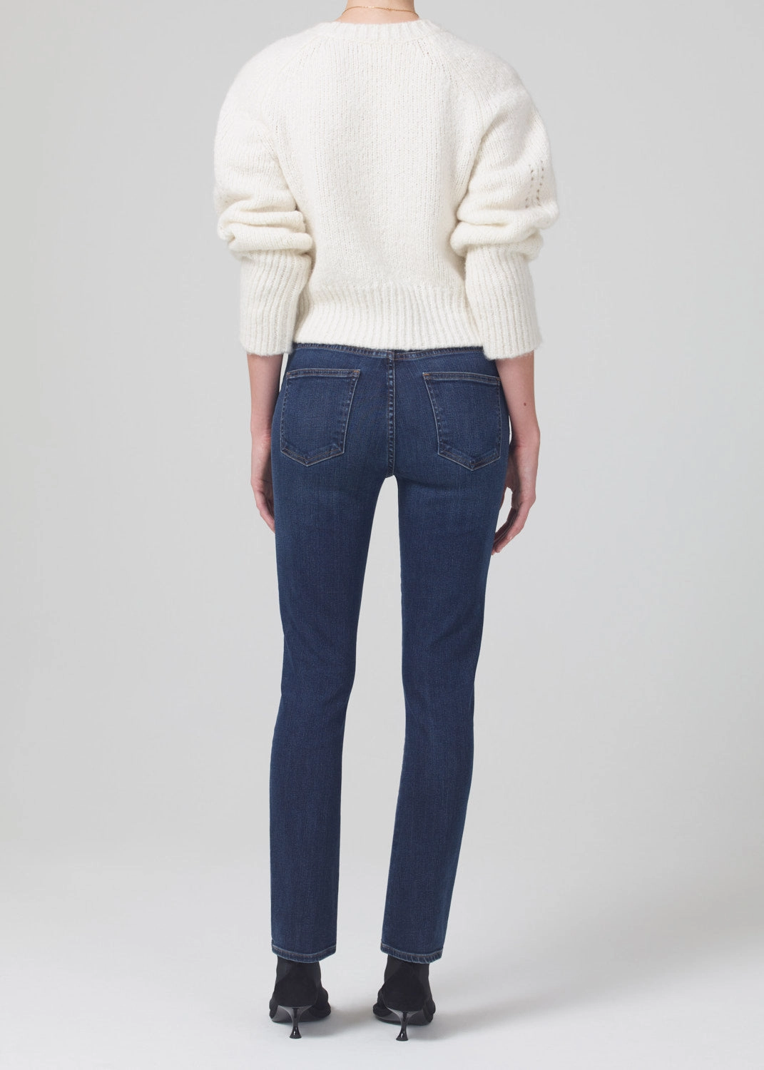 Neutral Outfit SKYLA MID RISE SLIM IN EVERMORE