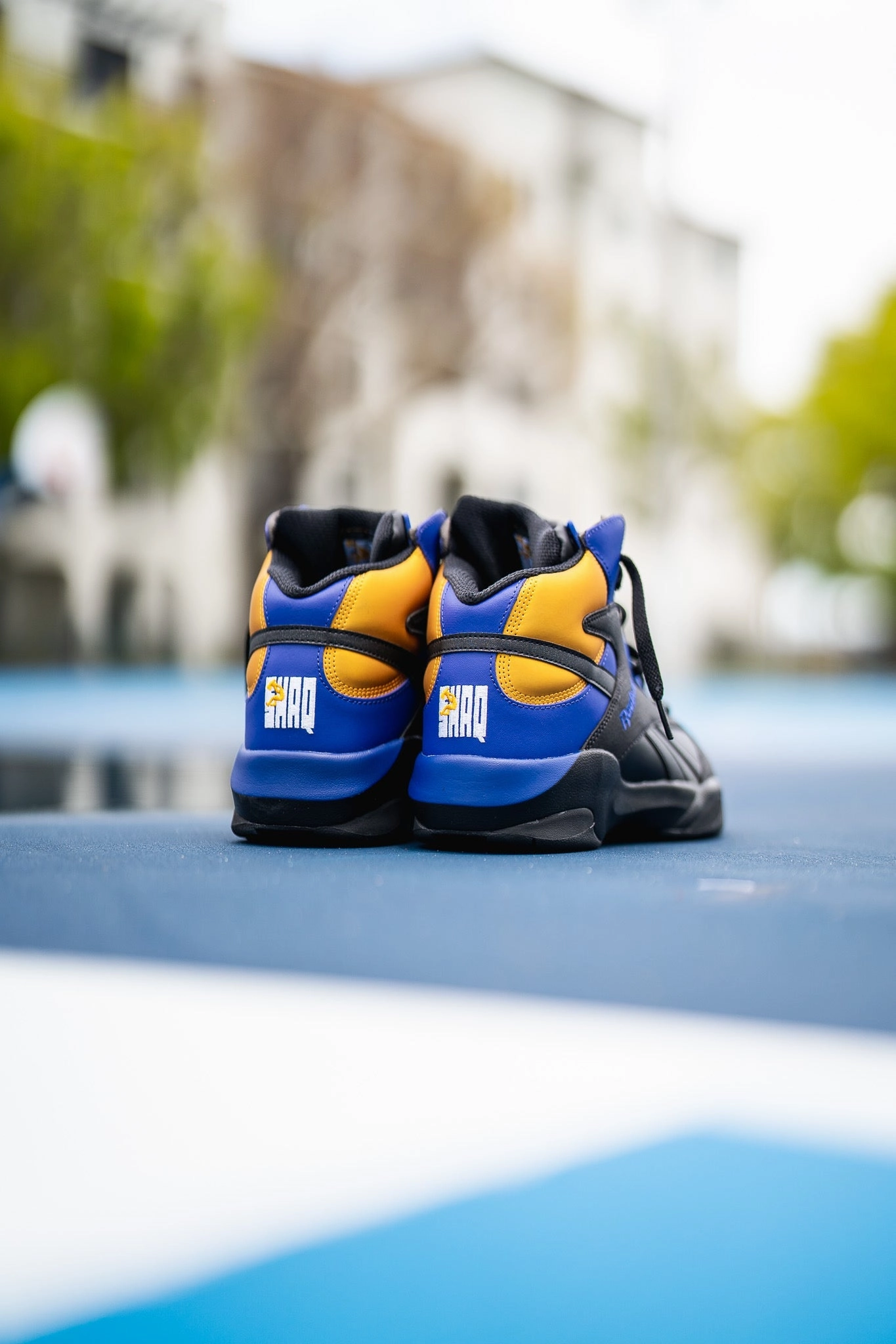 Reebok Shaq Attaq (Laker) Bold Grip Reinforced Stitching