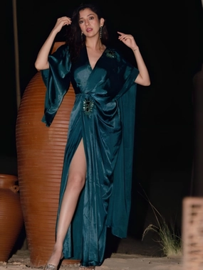 JADE DRAPE GOWN Work Vibe