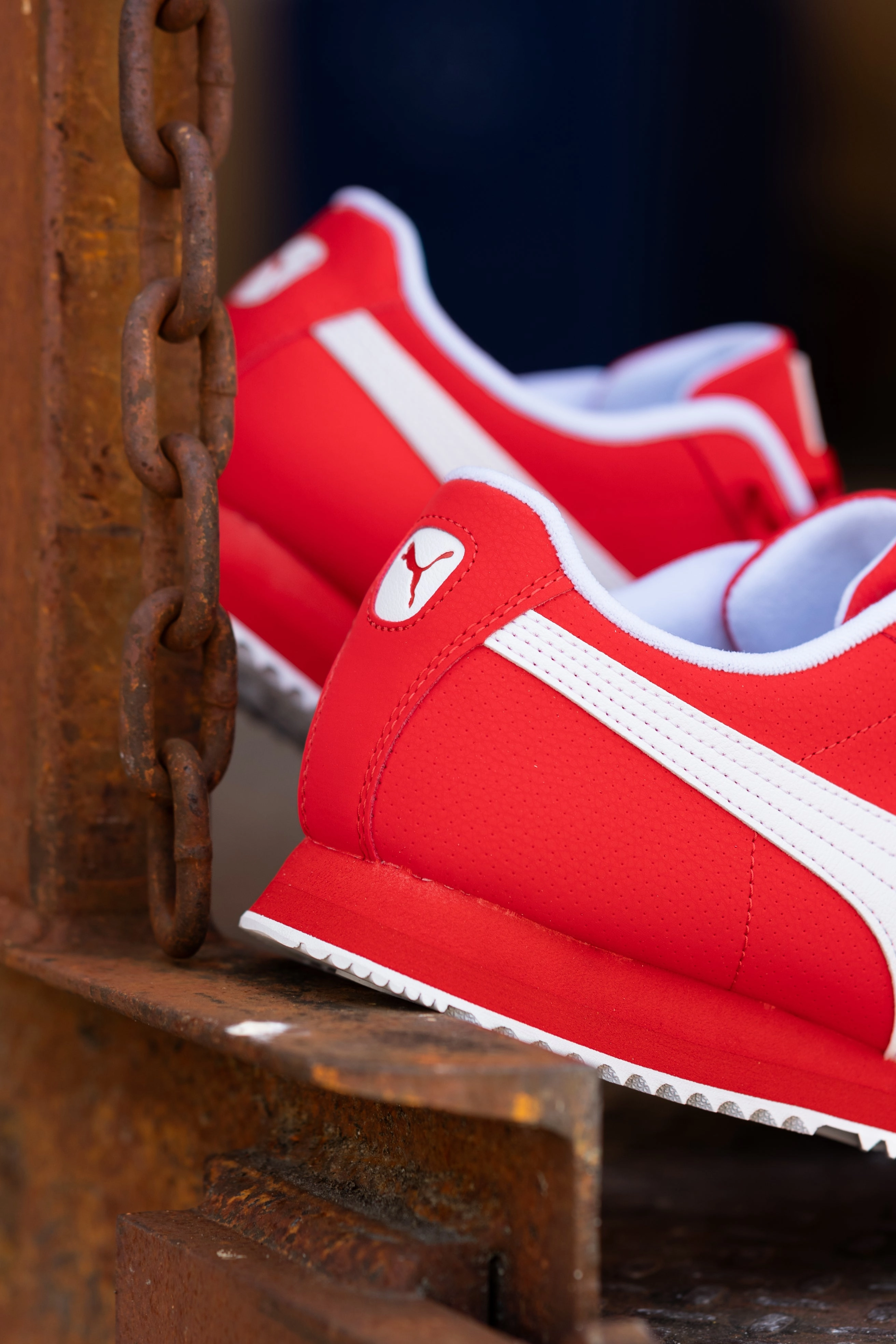 CrossTraining Anti Torsion System Mens Puma Roma 24 Reversed (For All Time Red/Puma White)