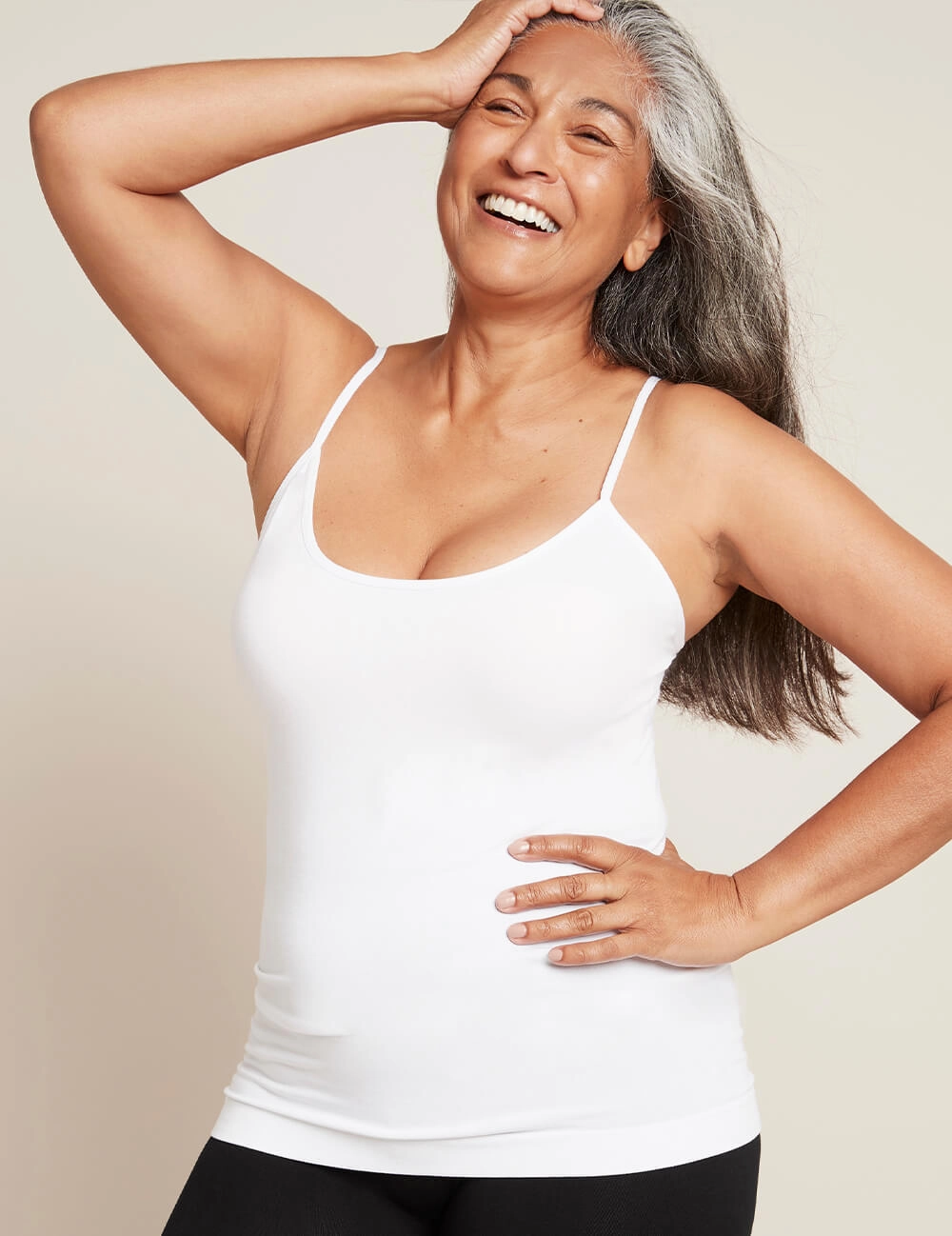 WindproofInterior Cami Top - White