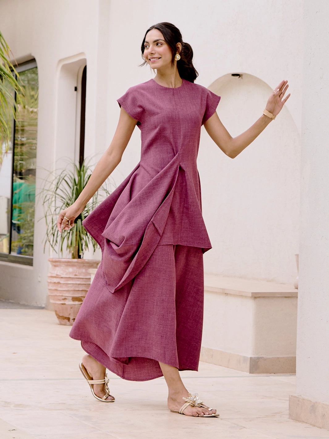 Soft Motion Mid layer Lazuli Flare Pants with Elastic