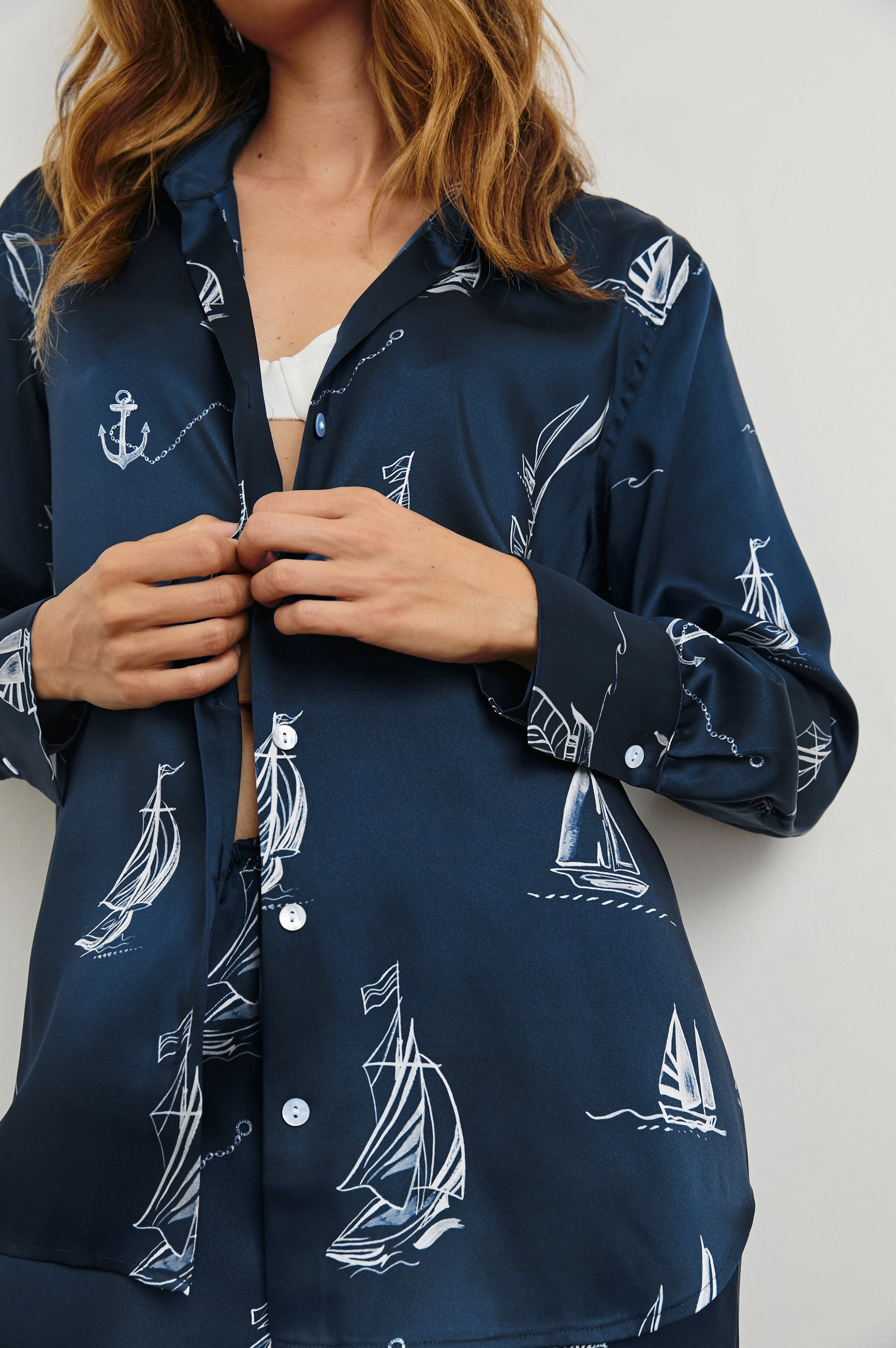 Outdoor Activity LEDGER SAILBOATS LONG SLEEVE SHIRT