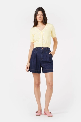 Lemonade Emb Cardigan Sleek Performance Fit Layered Fit