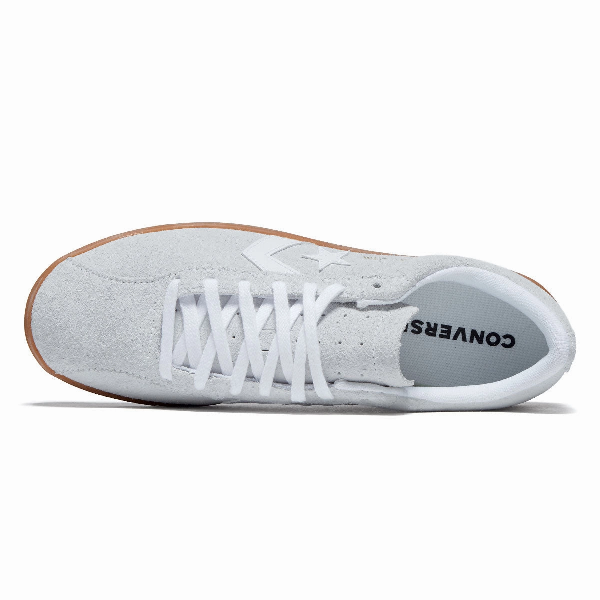 Lean Form Elastic Sides Converse All Star Classic Trainer Suede Ox Shoes - Moonbathe/White/Gum