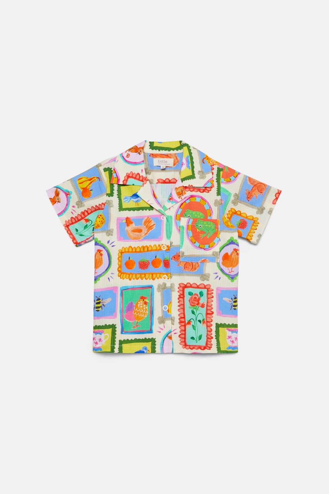 NoSideSeam Anti Static Fabric Cottage Kids Shirt