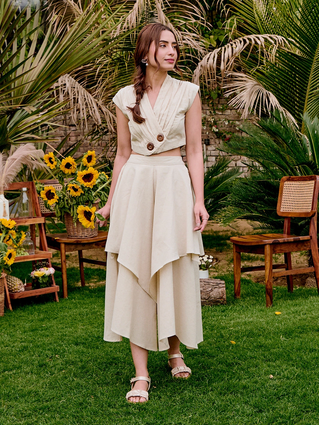 Alaya Layered Comfort Pants soft look