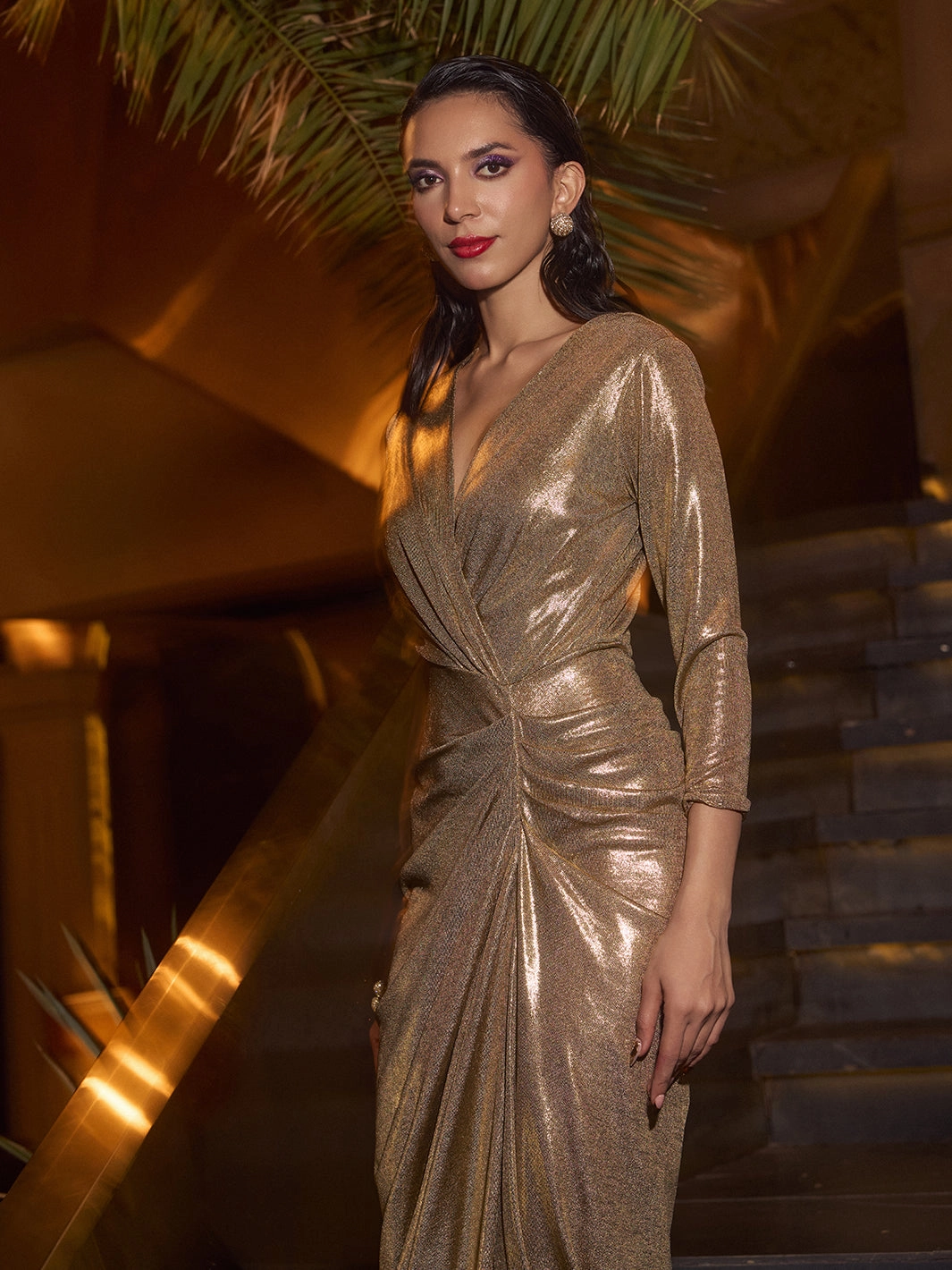 Topaz Shimmer Party gown Peace View