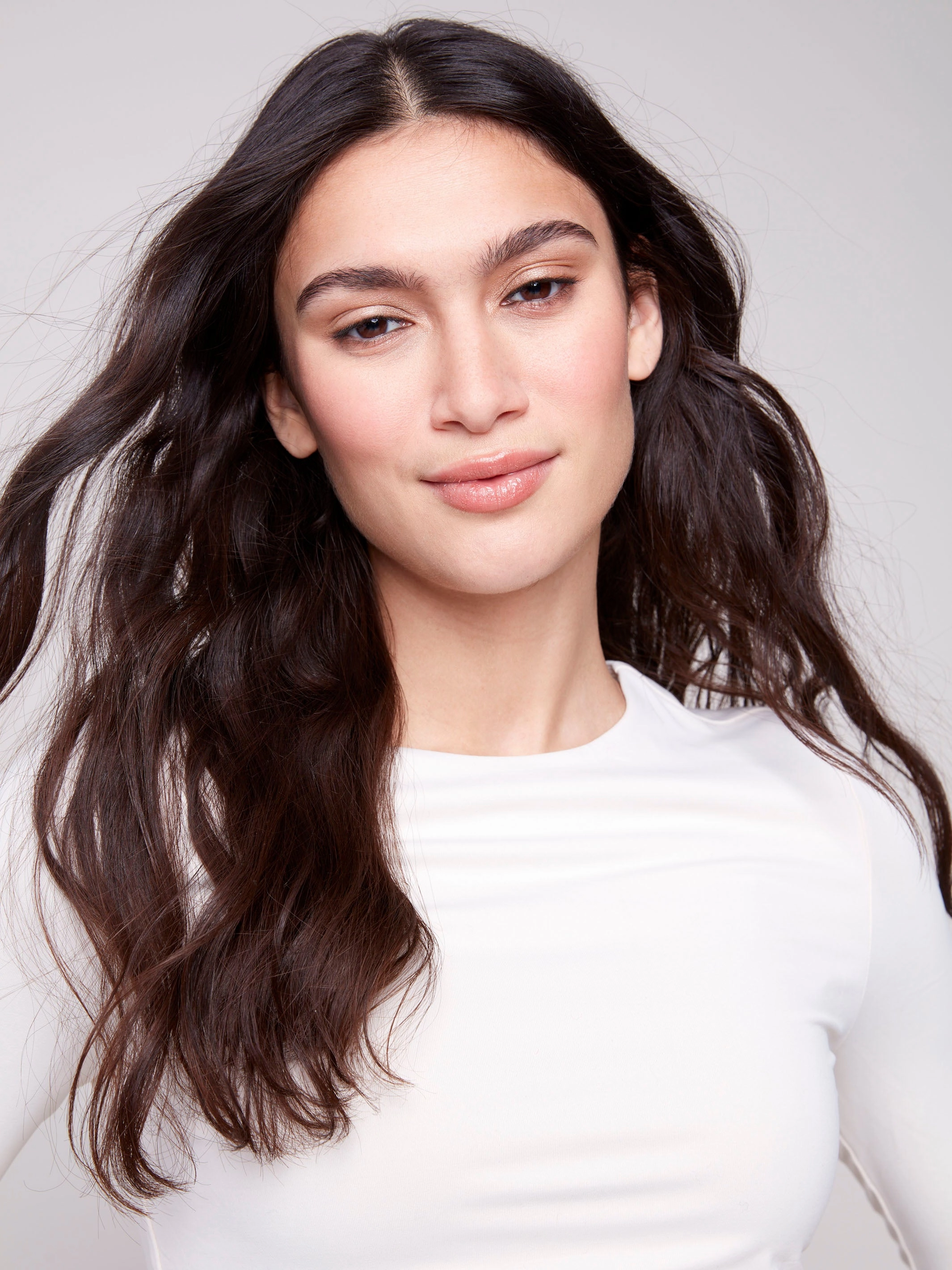 Long Sleeve Super Stretch Top - Natural Non Chafe Armholes ArticulatedElbowShaping